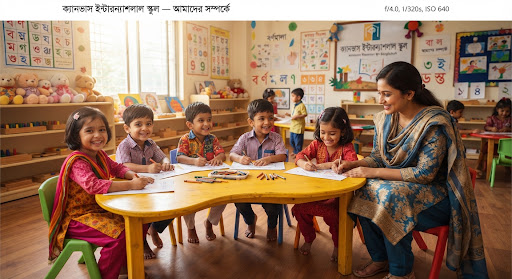 ক্যানভাস স্কুলের প্রাণবন্ত ক্লাসরুম